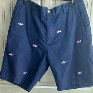 Vineyard Vines 34w Shorts with USA Whale Embroidery